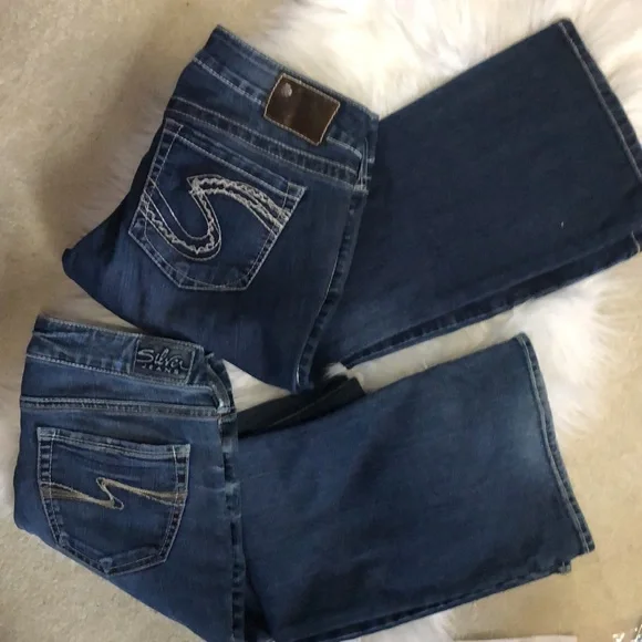 Silver jeans Aiko size 27/33 and sober Tuesday 28/33 - Picture 2 of 8